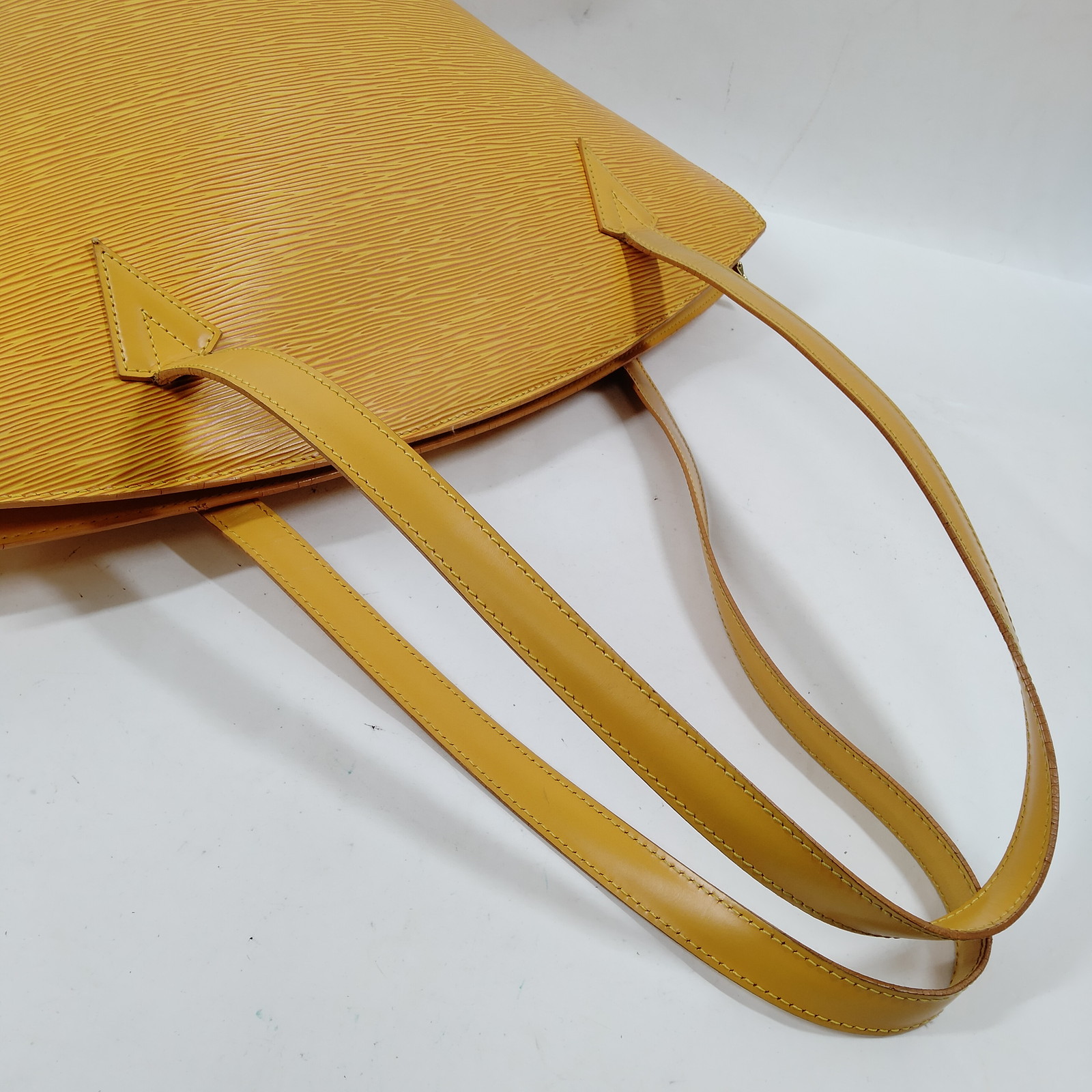 Louis Vuitton LV Shoulder Bag M52269 Saint Jacques Shopping Yellow Epi ...