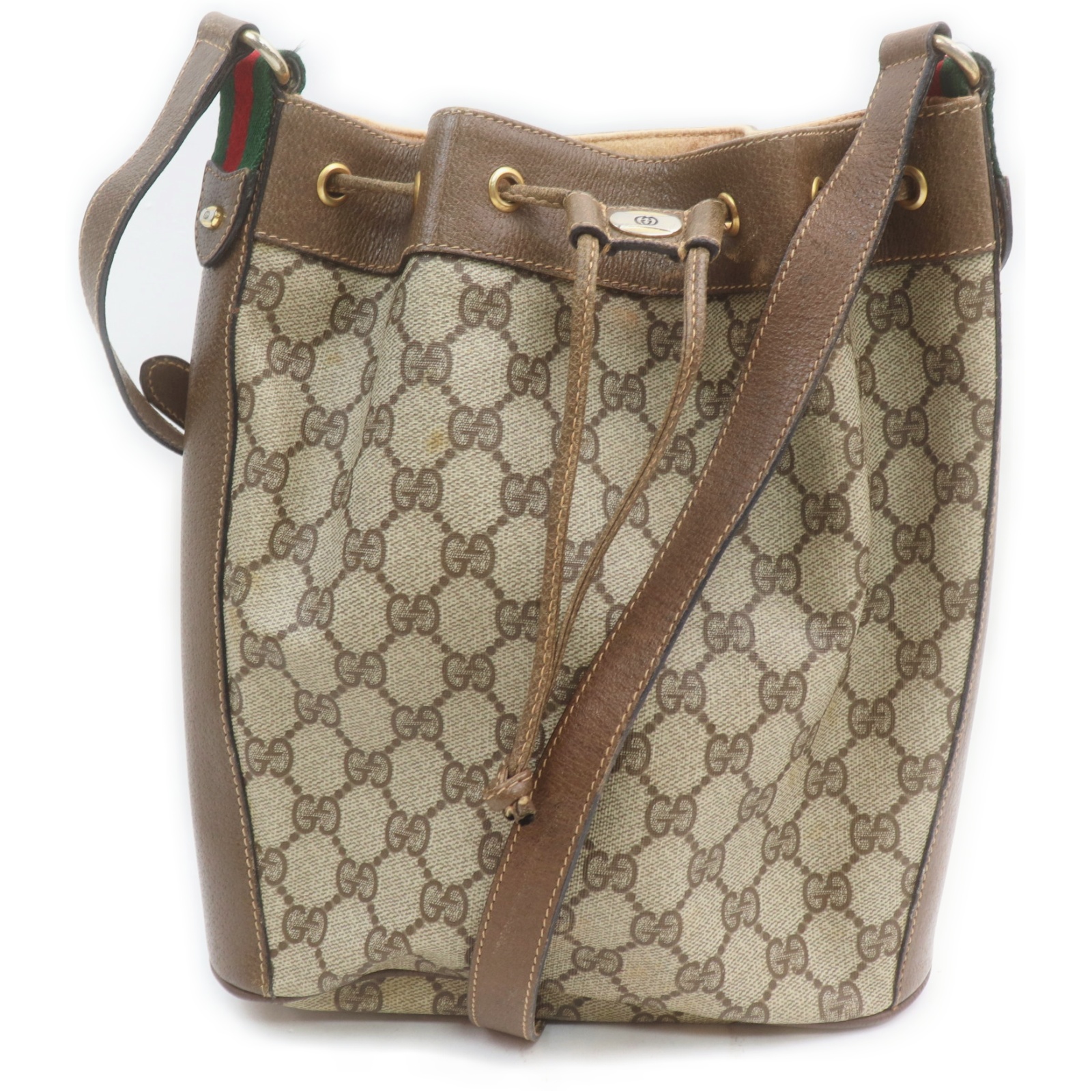 Gucci Shoulder Bag Browns PVC 1518281 | eBay